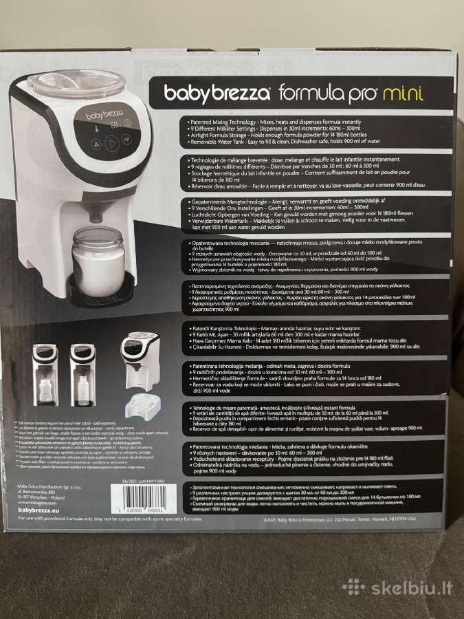 Baby Brezza Formula Pro Mini su Garantija - nuotraukos Nr. 7