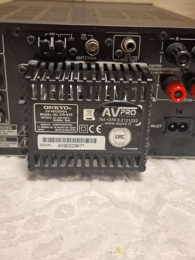 Onkyo Cr-515 - nuotraukos Nr. 3