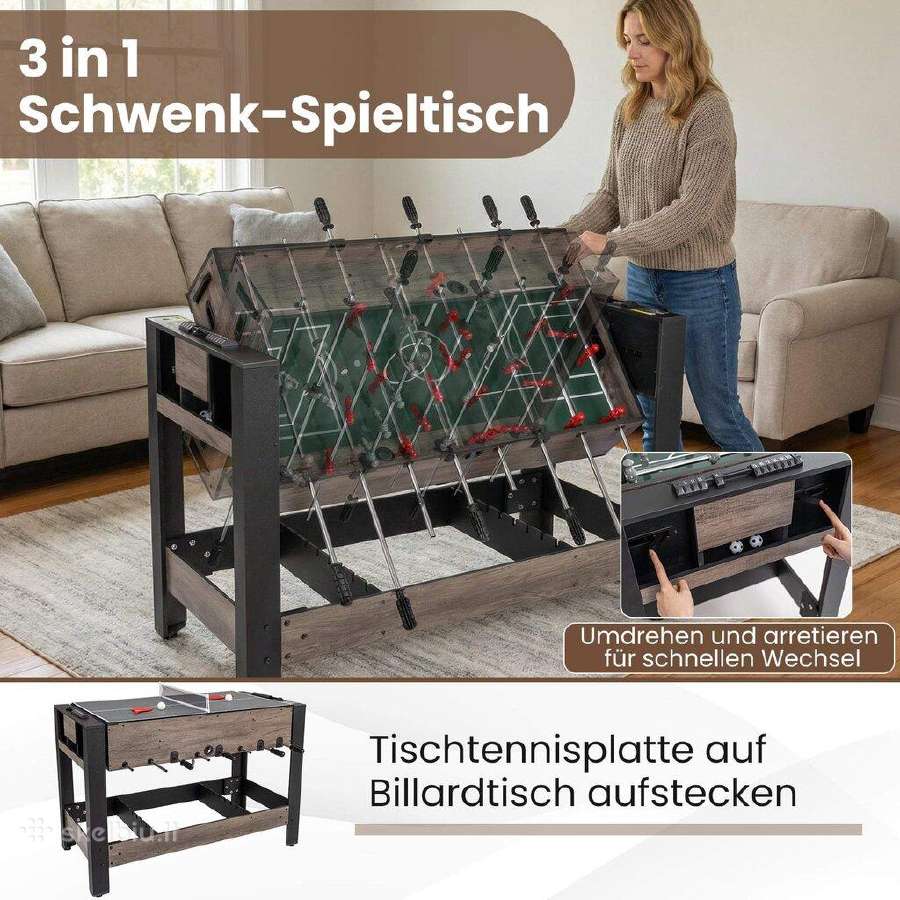 Žaidimų stalas 3in1 - nuotraukos Nr. 2