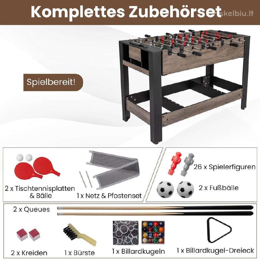 Žaidimų stalas 3in1 - nuotraukos Nr. 6