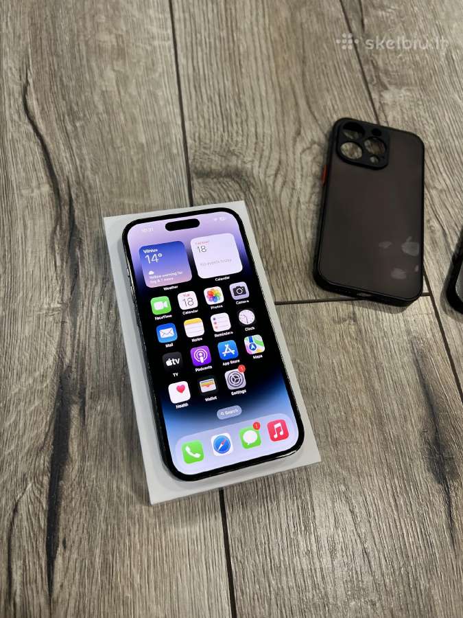 iPhone 14 pro 256gb - Space Black - nuotraukos Nr. 2