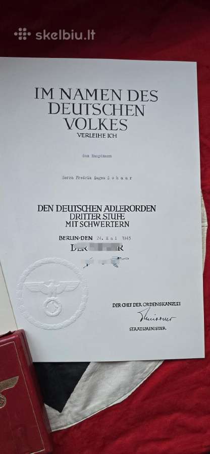 Vokiškas erelio ordinas - nuotraukos Nr. 11