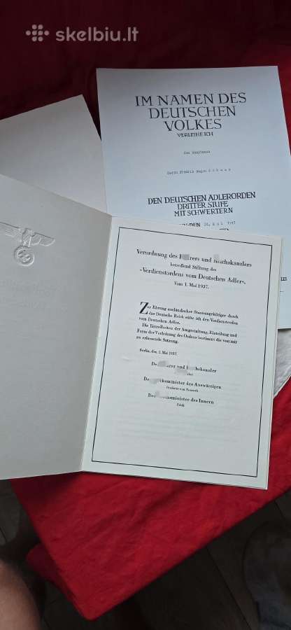 Vokiškas erelio ordinas - nuotraukos Nr. 17