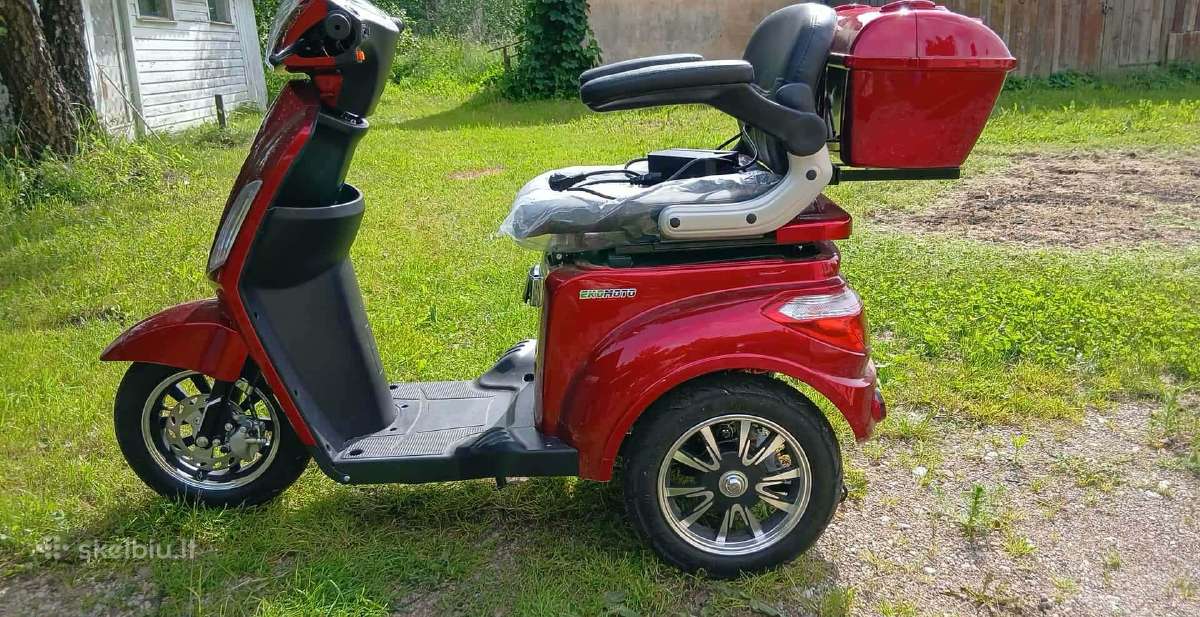 Elektrinis triratis motoroleris Vigorous, 1000w - nuotraukos Nr. 9