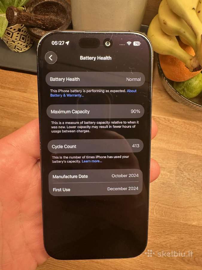 iPhone 16 Pro 512gb 90% ekrano defektas - nuotraukos Nr. 8