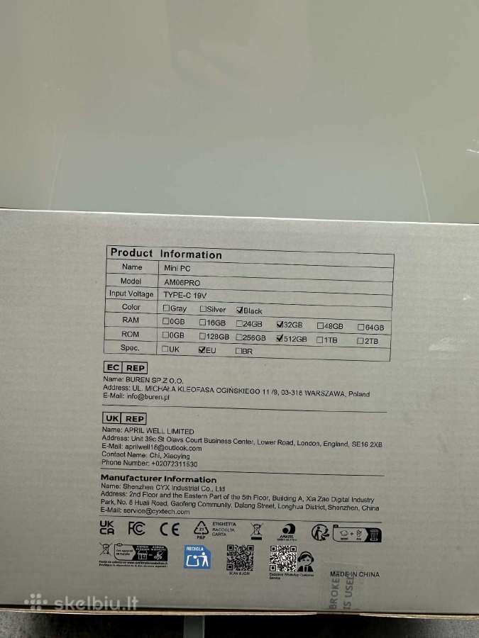 Nipogi Am06 Pro mini pc - nuotraukos Nr. 2