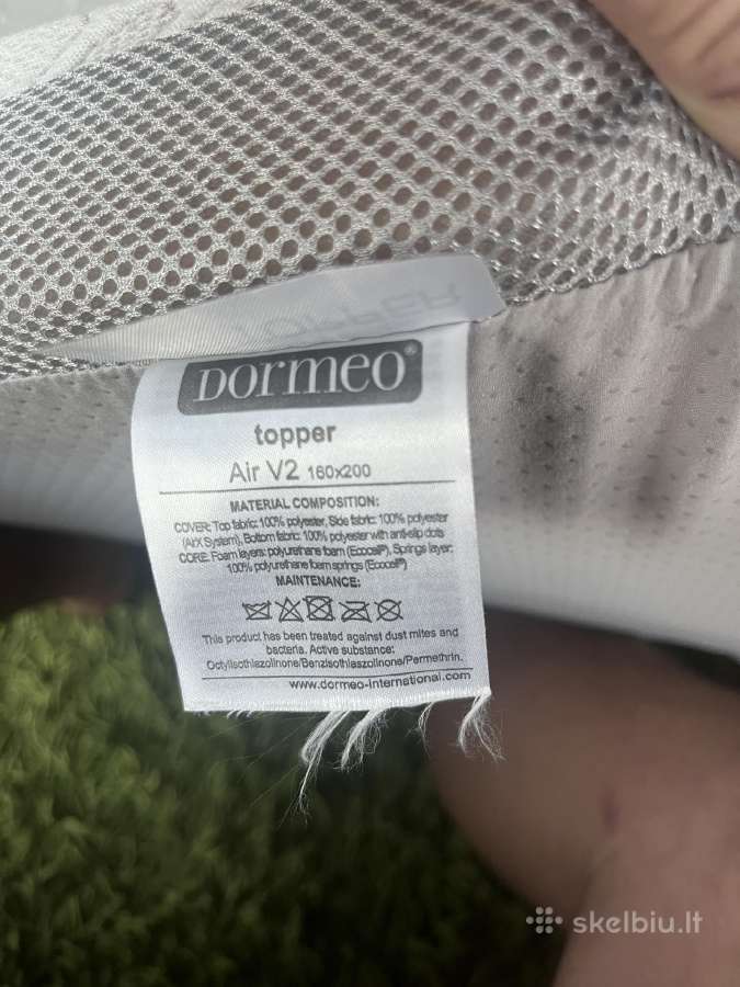 Antčiužinis Dormeo air topper V2 - nuotraukos Nr. 2