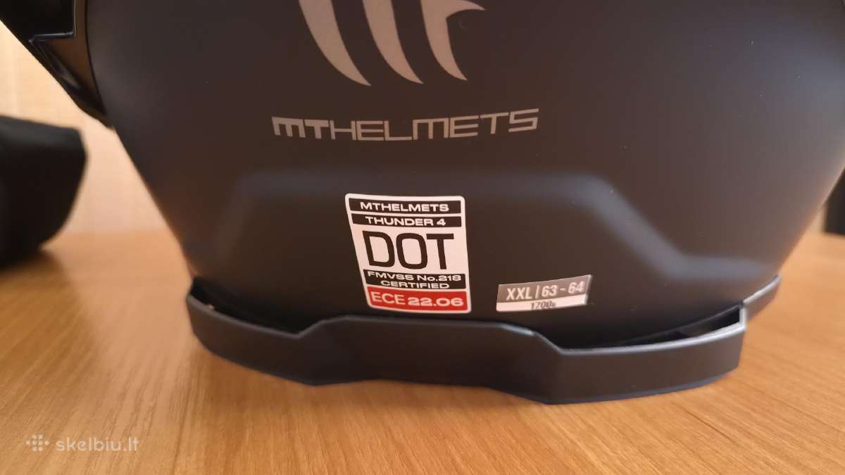 Mt Helmets Mt Ff118sv Thunder 4 Sv - nuotraukos Nr. 3