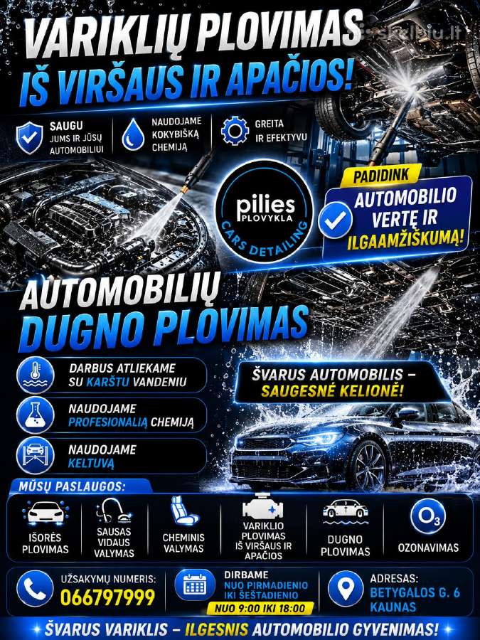 Variklių plovimas Automobilių Plovimas ir Valymas - nuotraukos Nr. 2