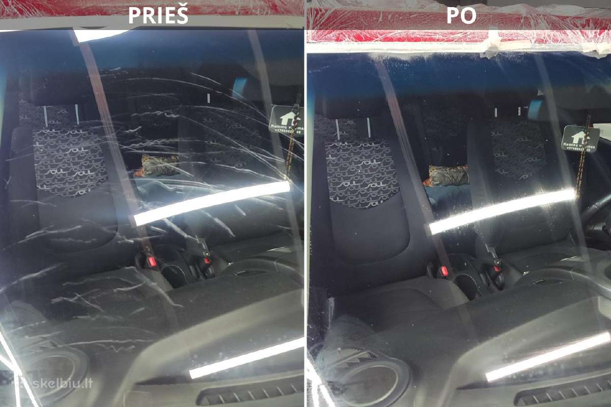 Kėbulo, stiklų, žibintų poliravimas Kaune - nuotraukos Nr. 19