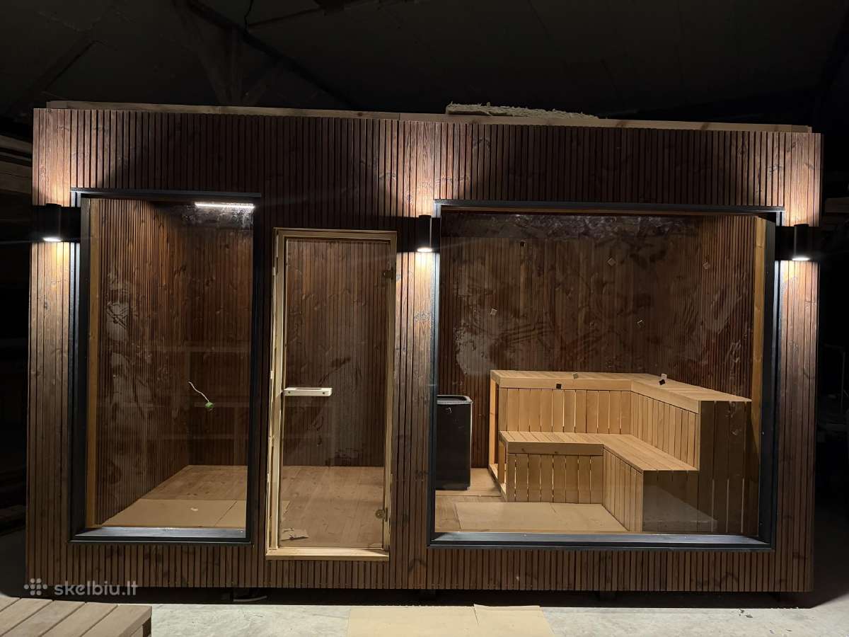Karkasine sauna, pirtis, moduliniai, mobili, medin - nuotraukos Nr. 14