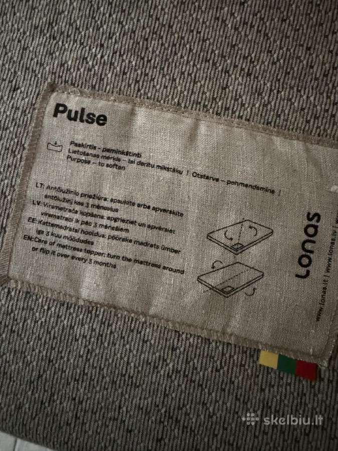 Lonas pulse atčiužinis 140x200 - nuotraukos Nr. 2