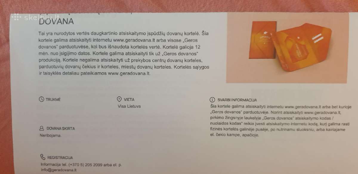 Kuponas gera dovana - nuotraukos Nr. 2
