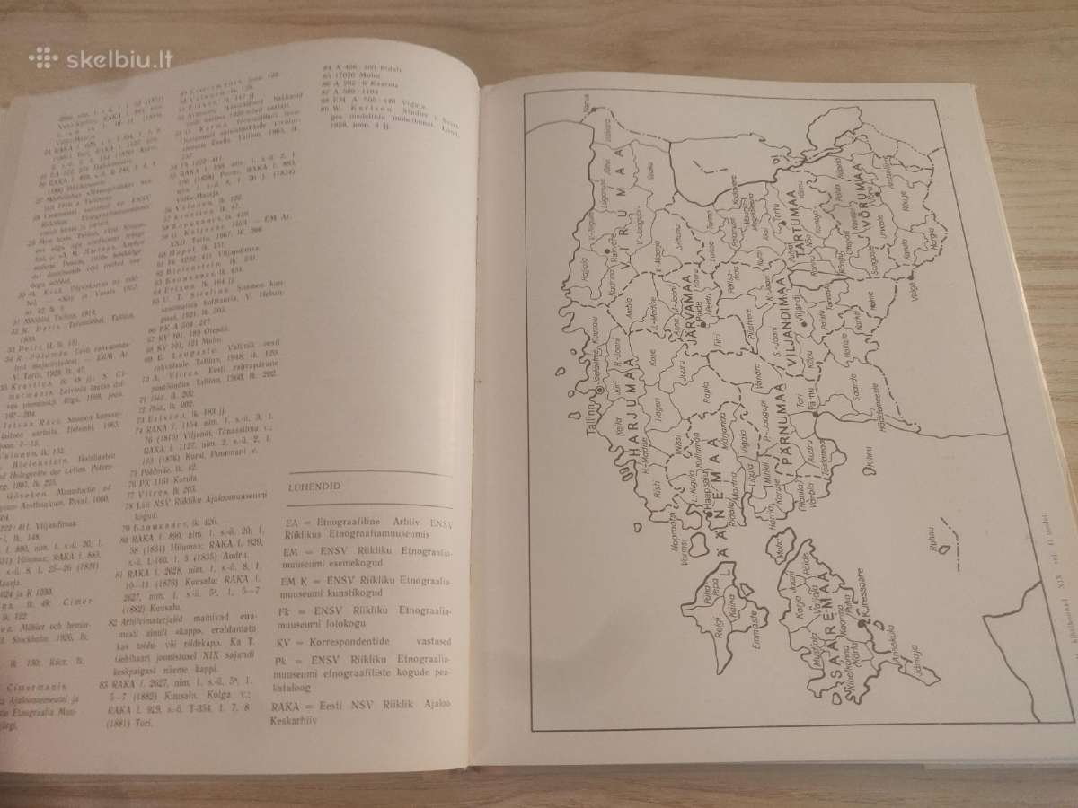 Ūkininko namo interjeras-estų liaudies menas 1984m - nuotraukos Nr. 19