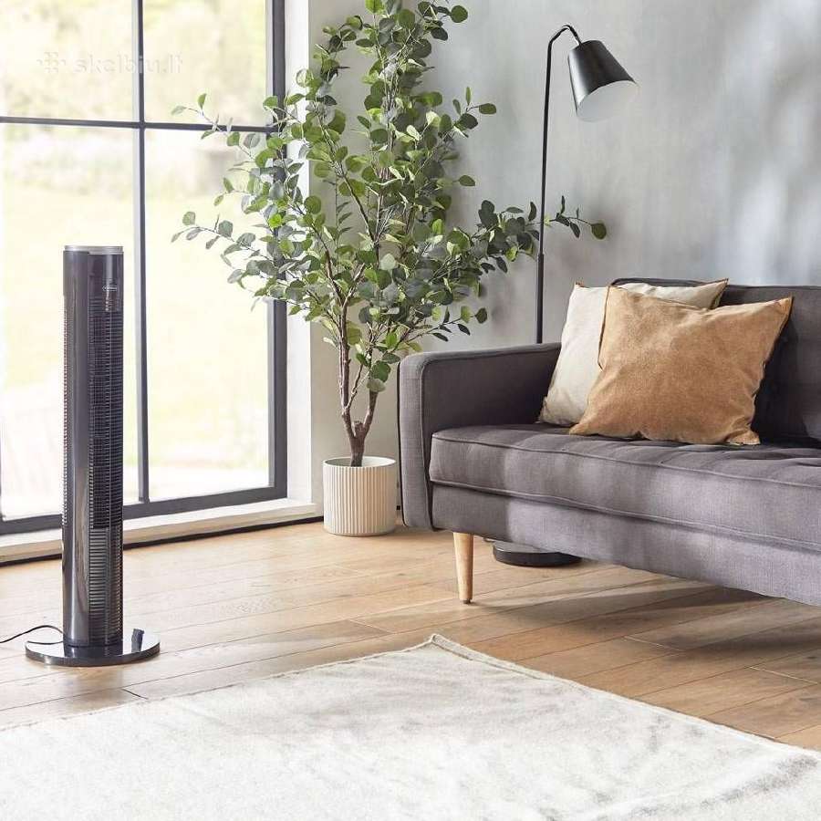 89cm bokštinis ventiliatorius – juodas - nuotraukos Nr. 10