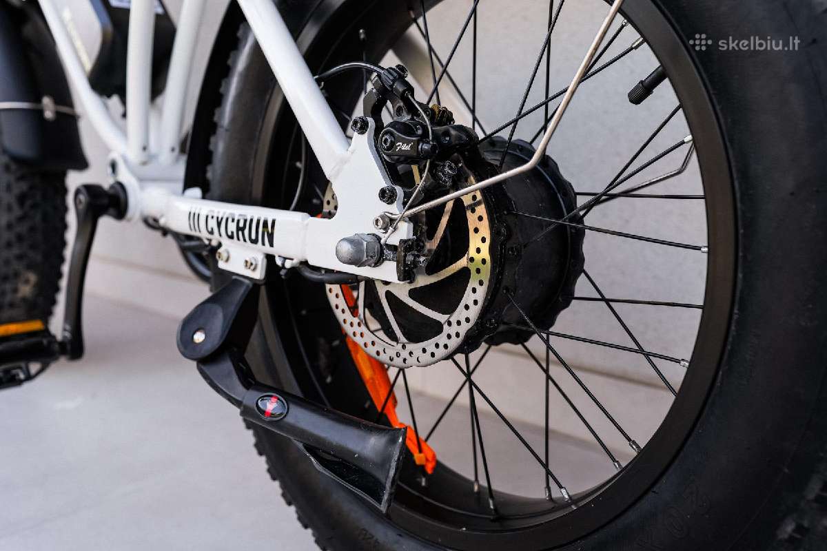 Elektrinis dviratis cycrown, fat bike, 750w, 2024 - nuotraukos Nr. 8