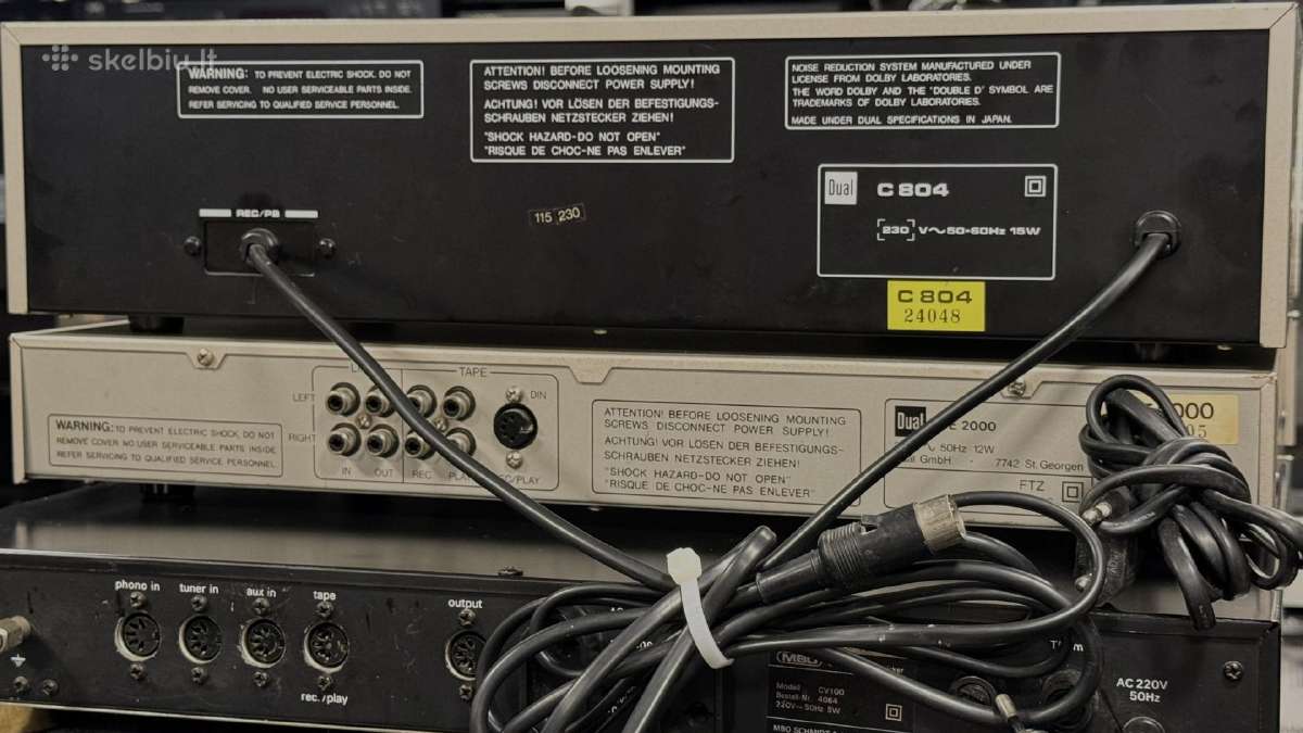 Dual C804 / kasetinės dekos / magnetolos - nuotraukos Nr. 2