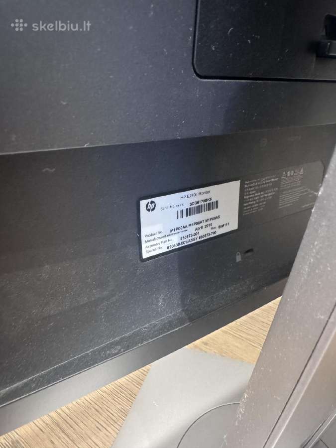 Hp Elitedisplay E240c 23.8" monitorius - nuotraukos Nr. 6