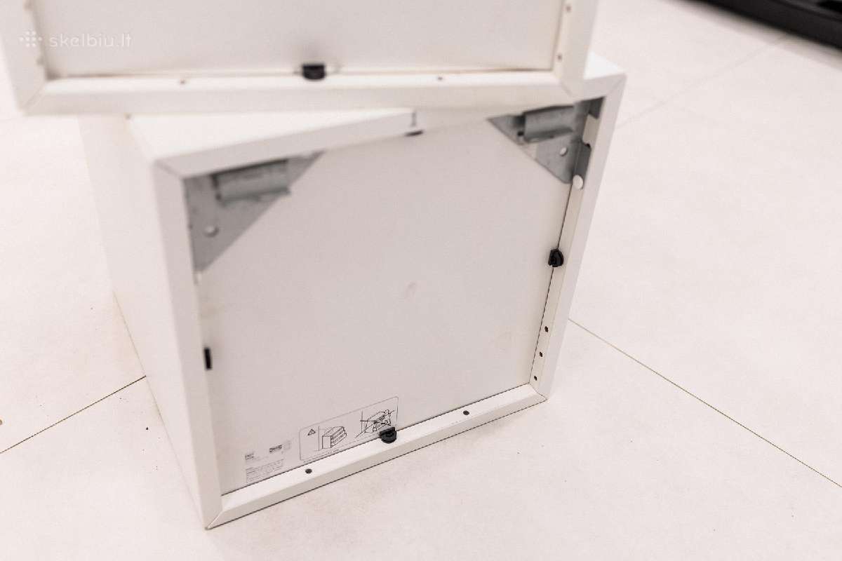 Ikea Eket baltos spintelės su 2 stalčiais, 2 vnt. - nuotraukos Nr. 3