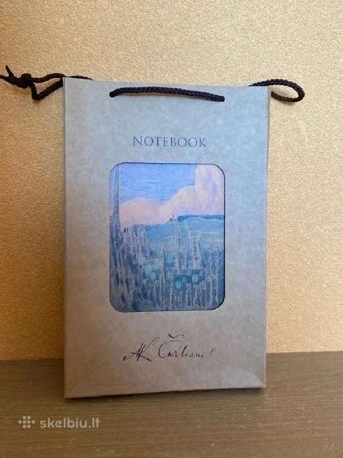 Užrašų knygutė su M. K. Čiurlionis paveikslu - nuotraukos Nr. 3