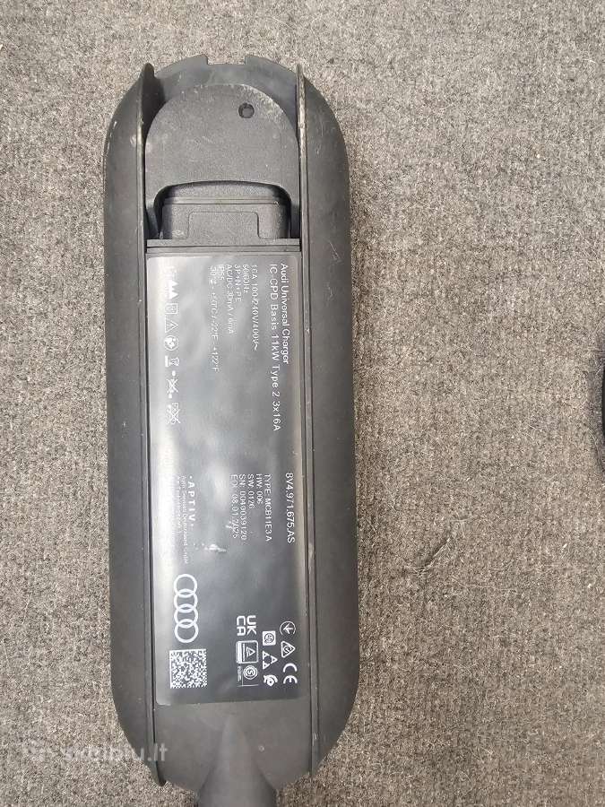 Kaip naujas Audi orginalus 11kw pakrovėjas type 2 - nuotraukos Nr. 3