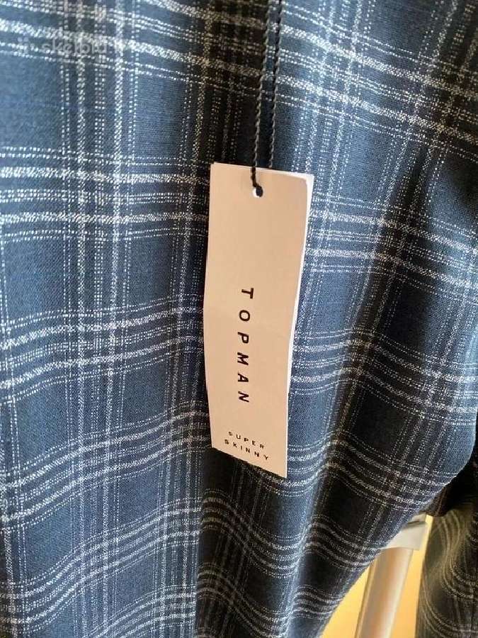 Naujas vyriškas tamsiai mėlynas Topman kostiumas - nuotraukos Nr. 6