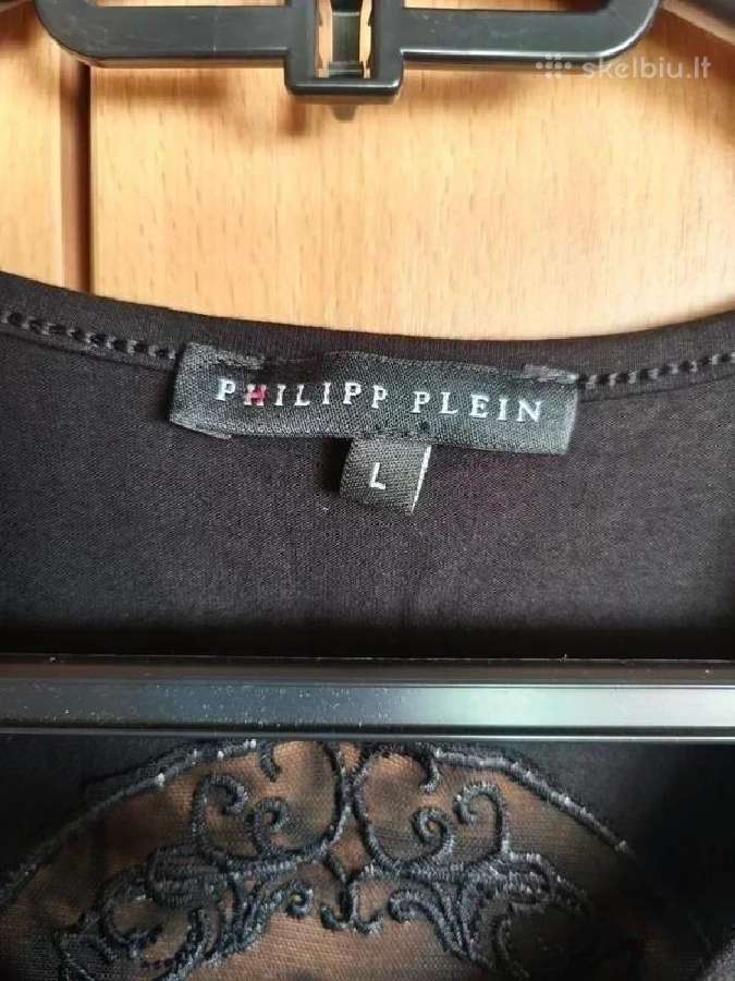 Phillipp Plein moteriški juodi marškinėliai - nuotraukos Nr. 3