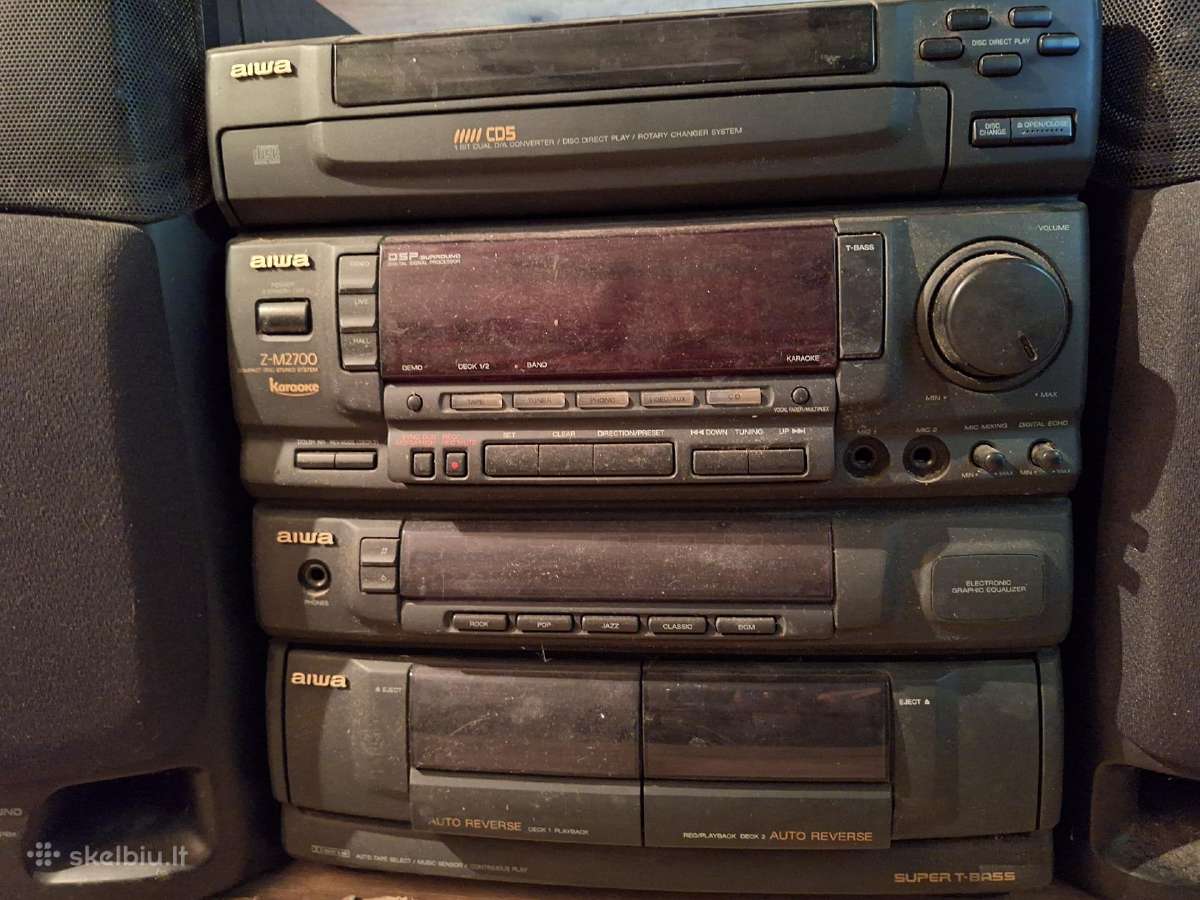 Muzikinis centras „Aiwa Z-m2700“ su kolonėlėmis - nuotraukos Nr. 2