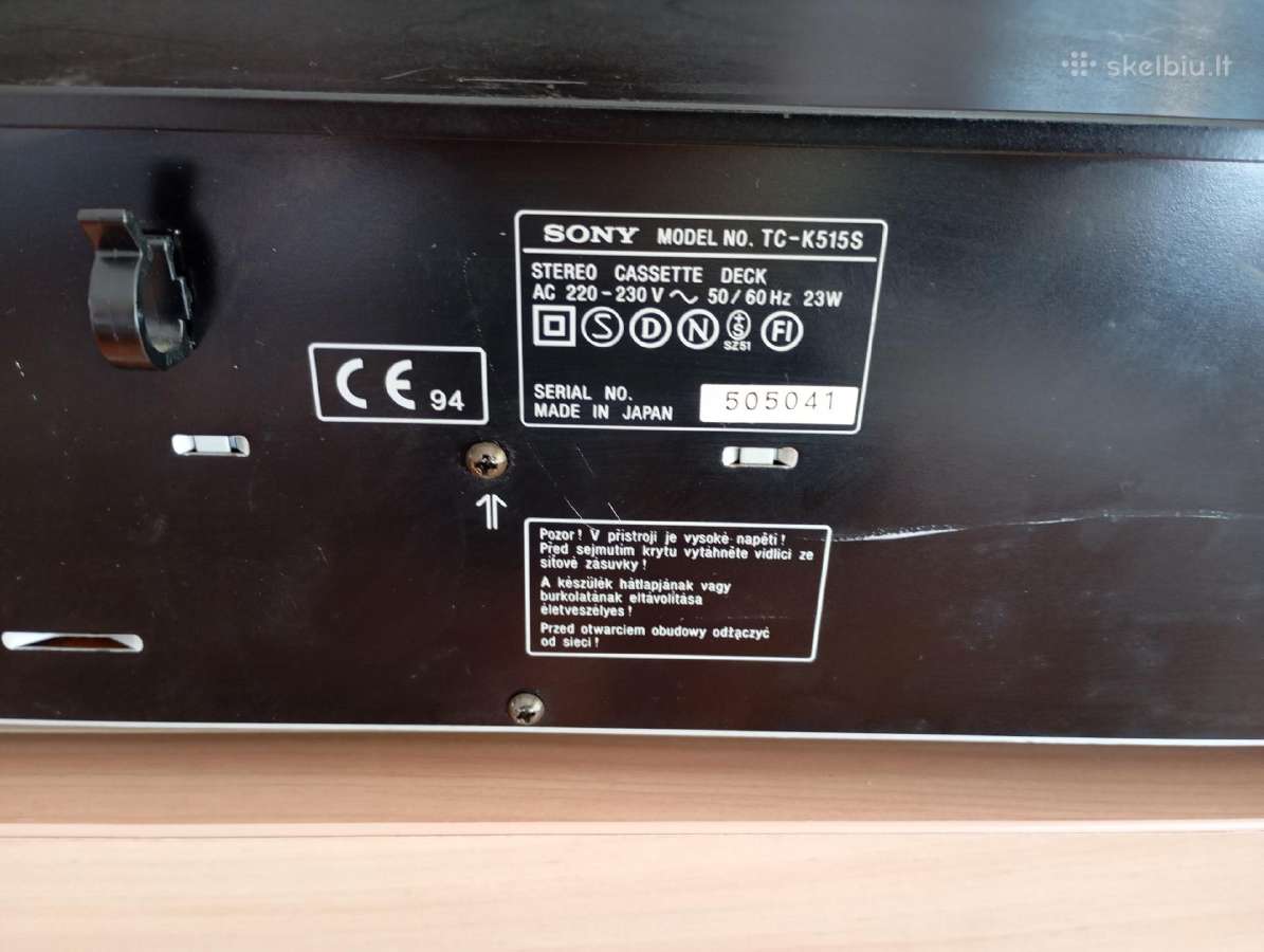 Sony tc-k515s (3head) - nuotraukos Nr. 8
