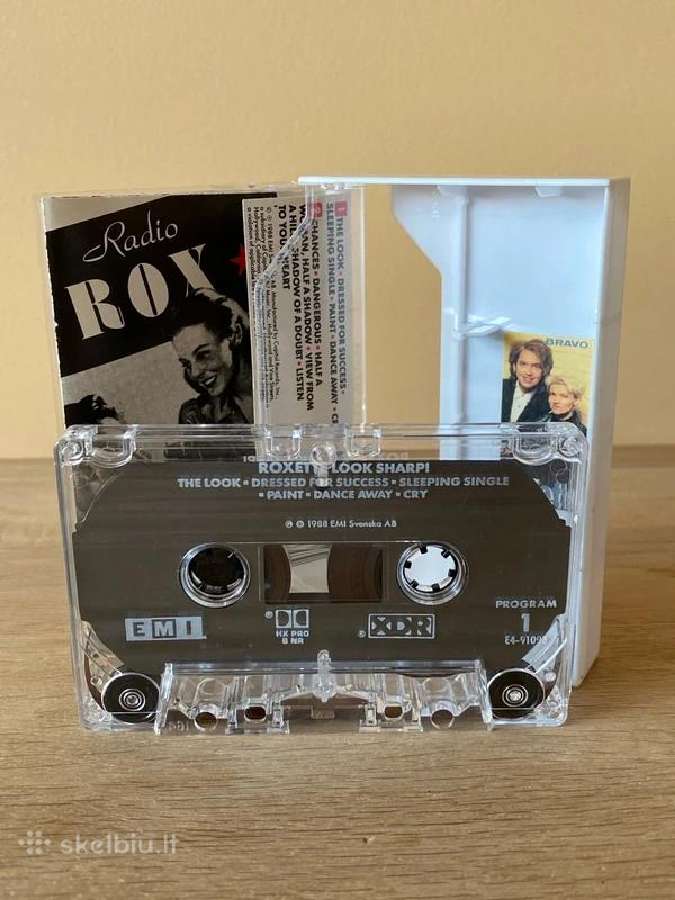 Audio garso kasetė Roxette Look Sharp! - nuotraukos Nr. 3