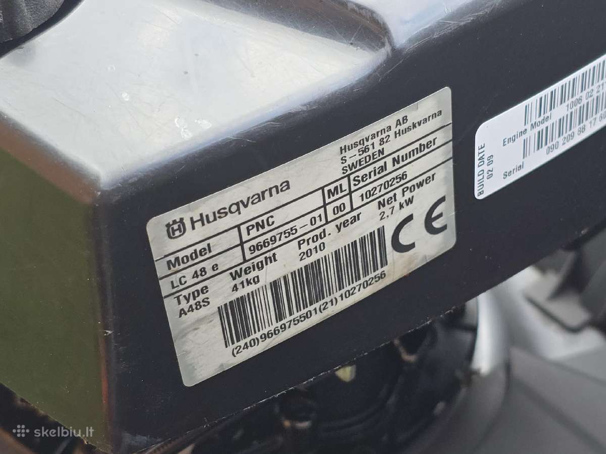 Husqvarna Lc48e 2.7kw savaeigė - nuotraukos Nr. 7