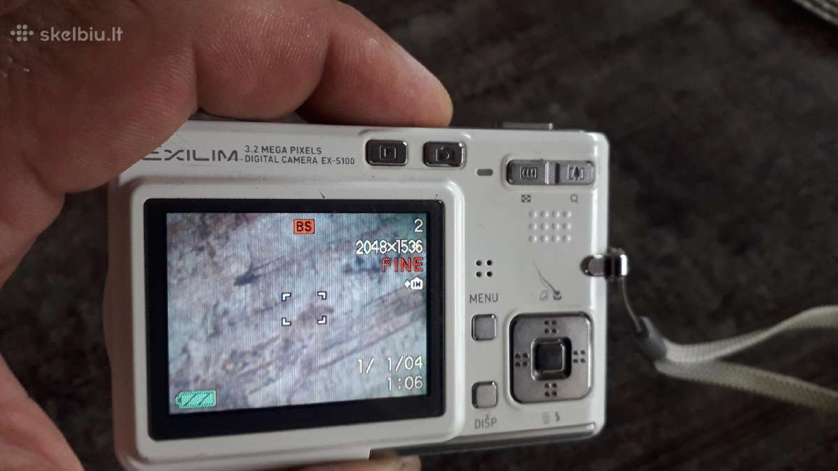 Casio ex-s100 fotoparatas - nuotraukos Nr. 3