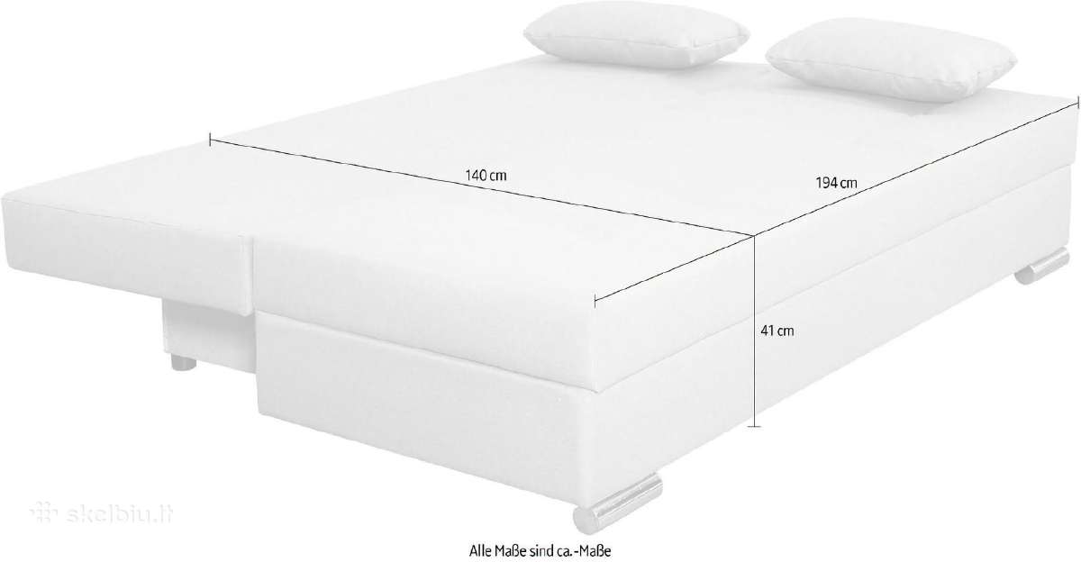 Sofa-lova Tania su lovos funkcija ir patalynės dė - nuotraukos Nr. 7