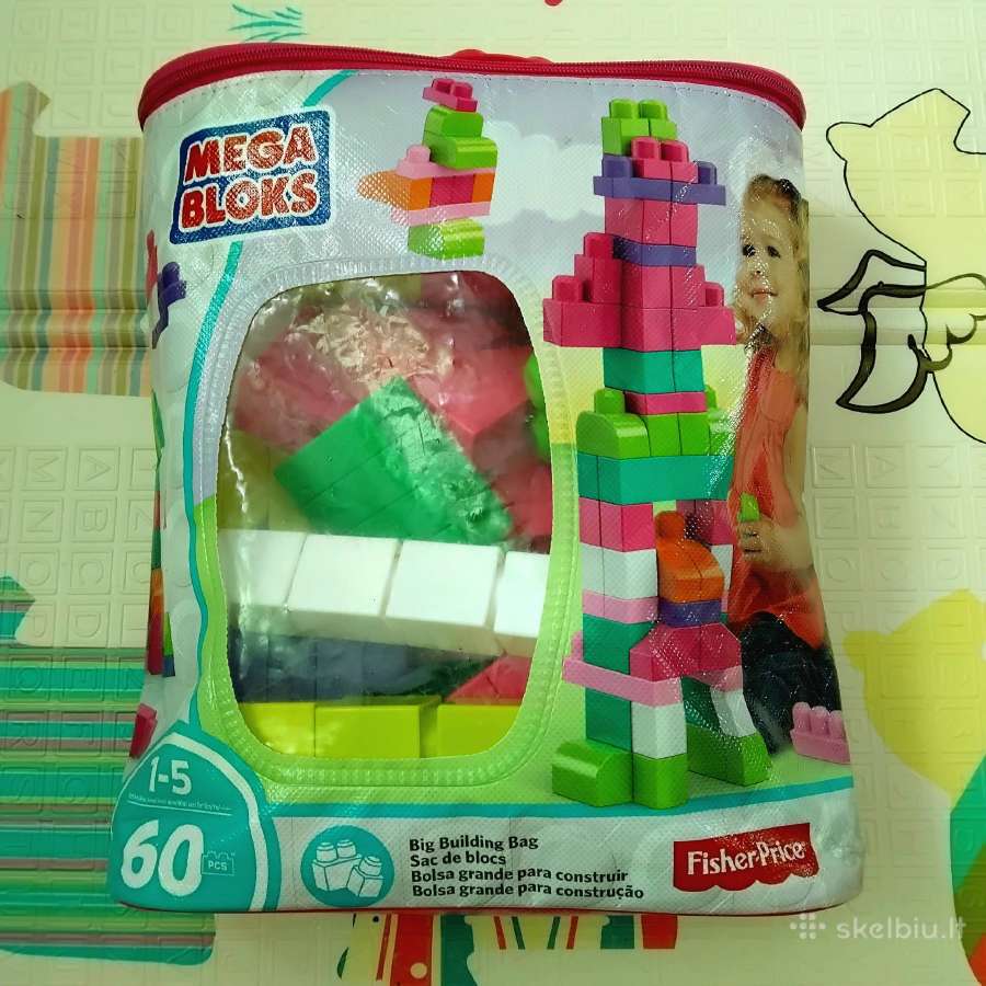 „Mega Bloks“ rinkinys su 60 detalių, +10 priedas - nuotraukos Nr. 2