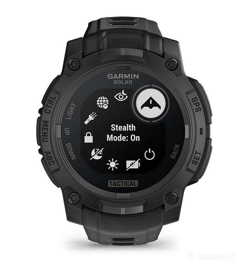 Garmin Instinct® 3 – 45 mm, Solar, Tactical Editio - nuotraukos Nr. 2