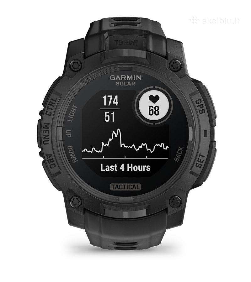 Garmin Instinct® 3 – 45 mm, Solar, Tactical Editio - nuotraukos Nr. 4