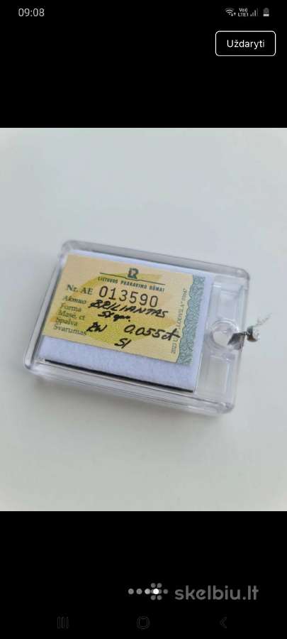 0,055 Ct briliantas - nuotraukos Nr. 2