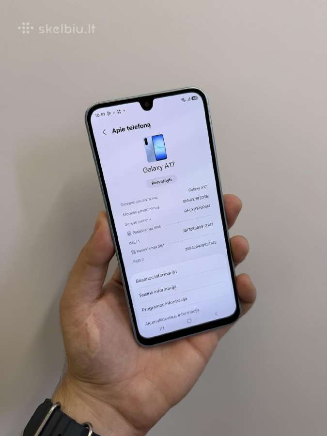 Samsung A17 128 GB - nuotraukos Nr. 3