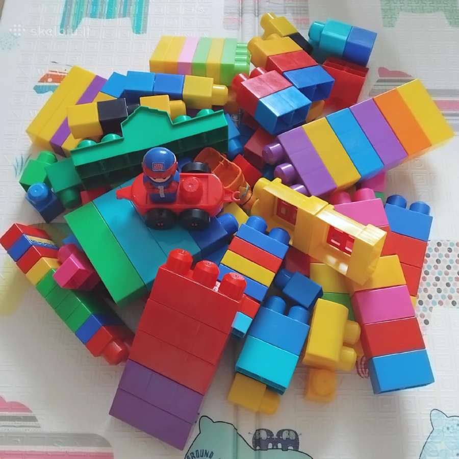 Didelis „Mega Bloks“ rinkinys,170 detalių + figūr - nuotraukos Nr. 2