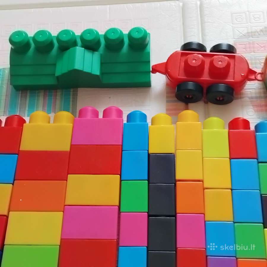Didelis „Mega Bloks“ rinkinys,170 detalių + figūr - nuotraukos Nr. 3