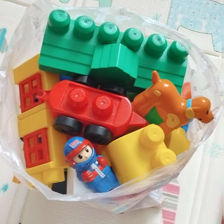 Didelis „Mega Bloks“ rinkinys,170 detalių + figūr - nuotraukos Nr. 6