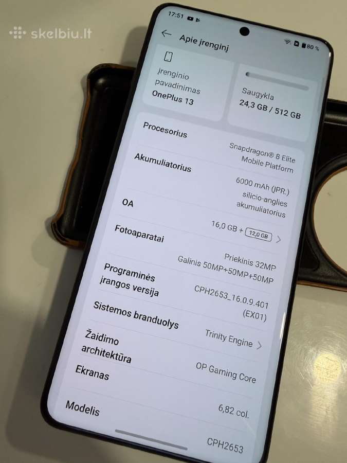 Oneplus 13 512gb - nuotraukos Nr. 3
