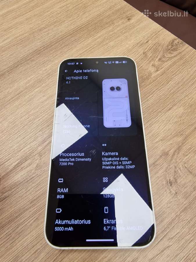 Nothingphone 2a - nuotraukos Nr. 2