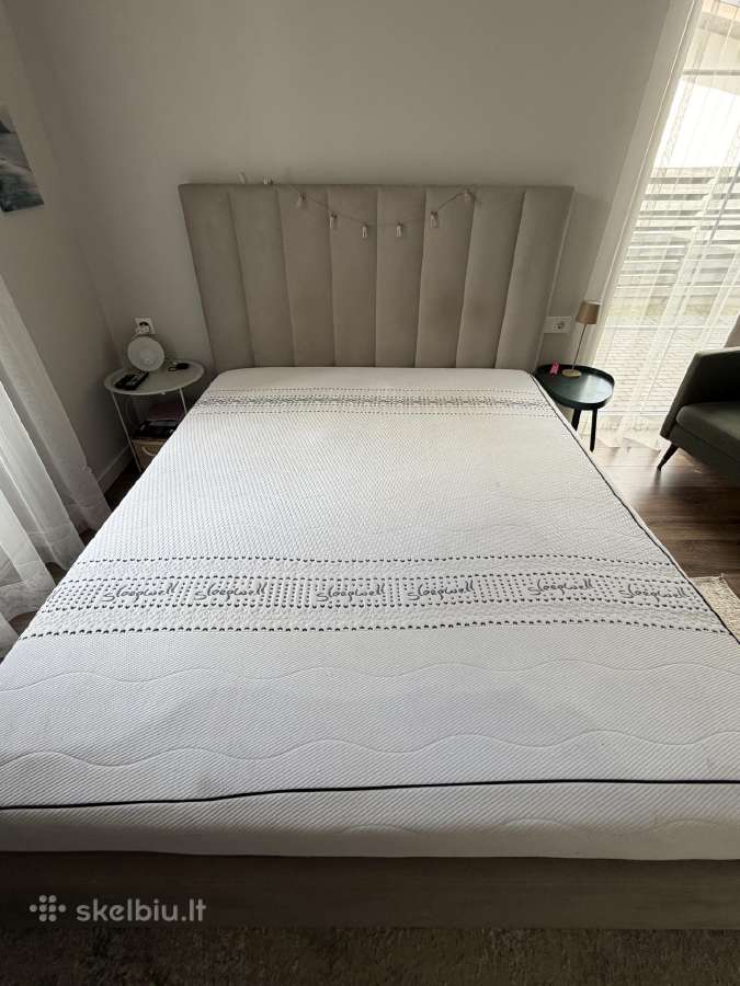 Miegamojo lova su čiužiniu 160x200 - nuotraukos Nr. 2