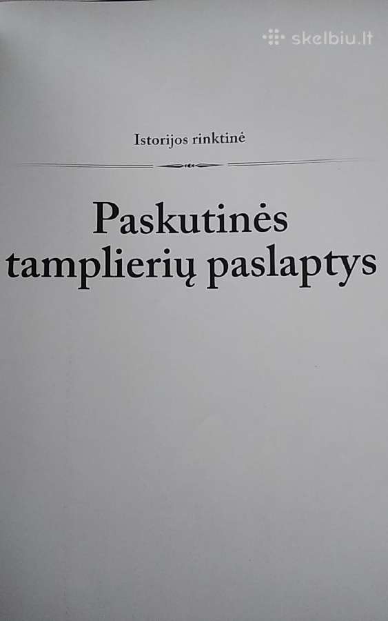 Paskutinės tamplierių paslaptys - nuotraukos Nr. 2