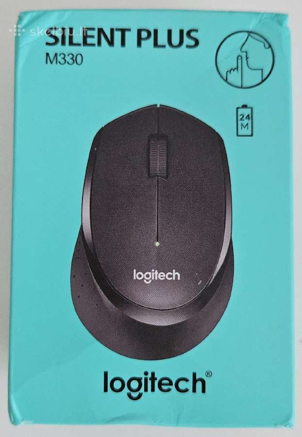 Komp.pelė Logitech M330 Silent Plus - nuotraukos Nr. 3