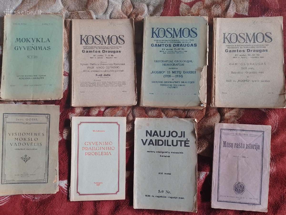 Įvairios senovinės knygos. - nuotraukos Nr. 2