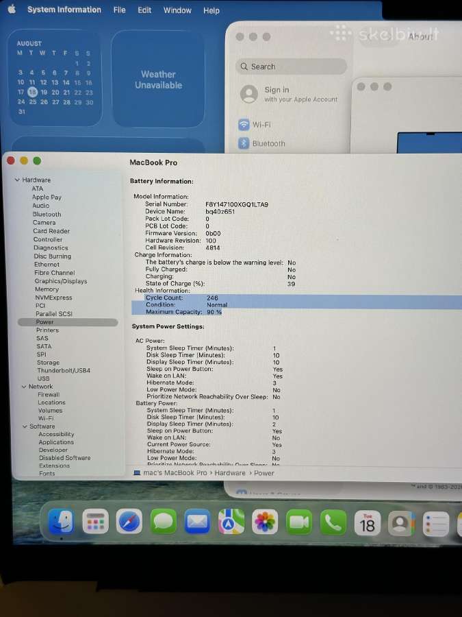 MacBook Pro 14 M1 Pro / 16gb / 512gb - nuotraukos Nr. 6