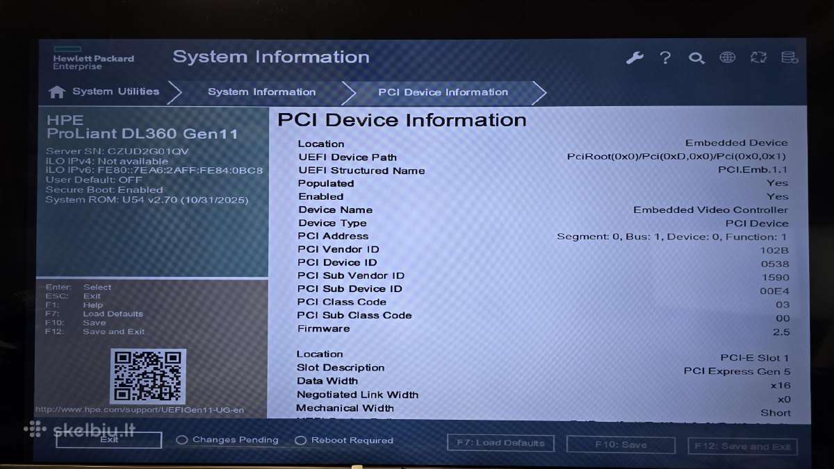 Hpe Proliant Dl360 Gen11 2 Hs 2 Psu 10 Sff 0 Cpu - nuotraukos Nr. 28