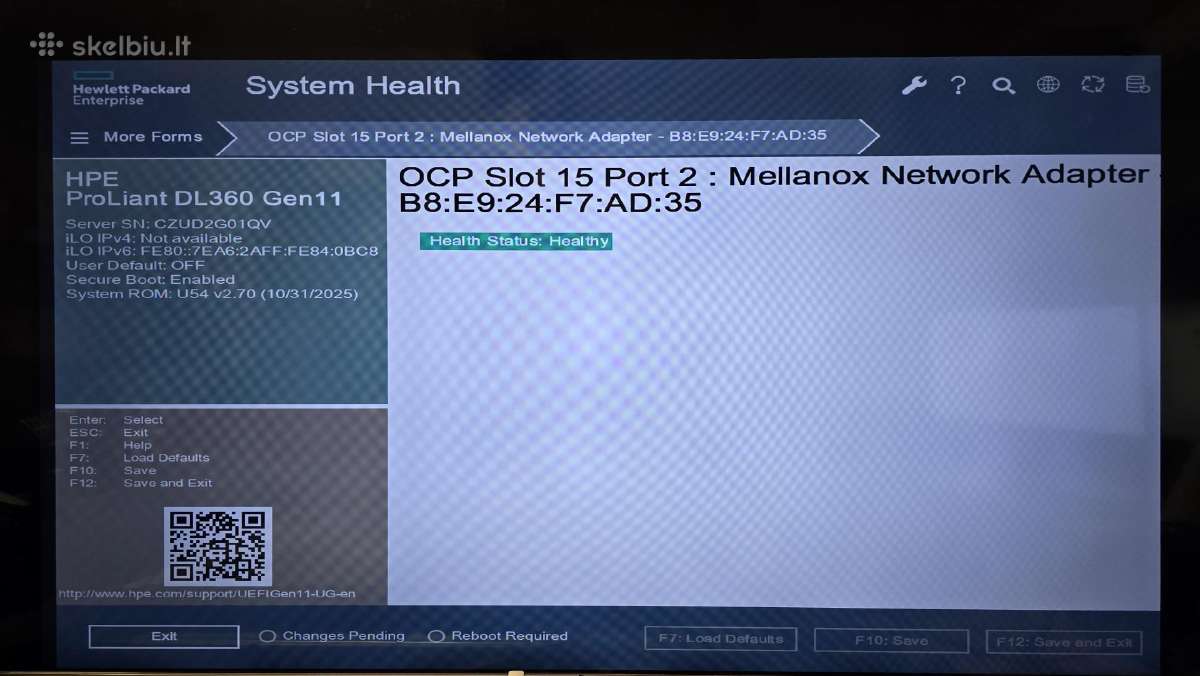 Hpe Proliant Dl360 Gen11 2 Hs 2 Psu 10 Sff 0 Cpu - nuotraukos Nr. 34